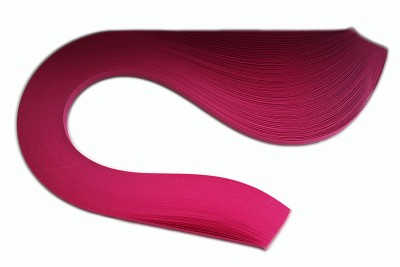 Бумага для квиллинга, 12 ярко-розовый, ширина 7 мм, 100 полос, 150 гр 100 одноцветных полосок (7х325мм), 150 гр.