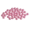 Декоративные полубусины "Розовые круглые" диаметр 6мм, 40шт.