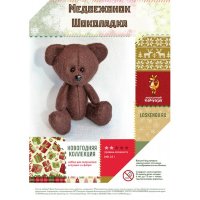 Набор для творчества "Медвежонок Шоколадка" - игрушка из фетра, арт. LK-IF-011-2