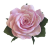 Брошь-роза из фоамирана, 9 см, арт. QS-ROFOM-002