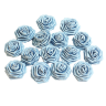 Бумажные цветы "Розочки", цвет голубой лед, диаметр 20 мм, 15 шт., арт. QS-R-014-2