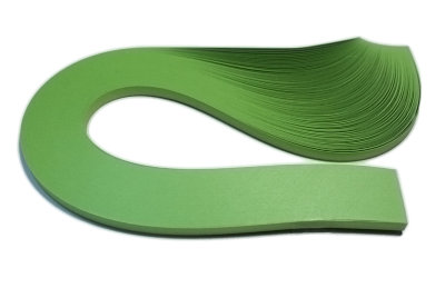 Бумага для квиллинга, зеленый липа, ширина 3 мм, 100 полос, 160 гр 100 одноцветных полосок (3х300мм), 160 гр.