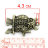 Шарм-подвеска бронзовая "Семейство сов", 1 шт., 43х28 мм, арт. AL-K02713S