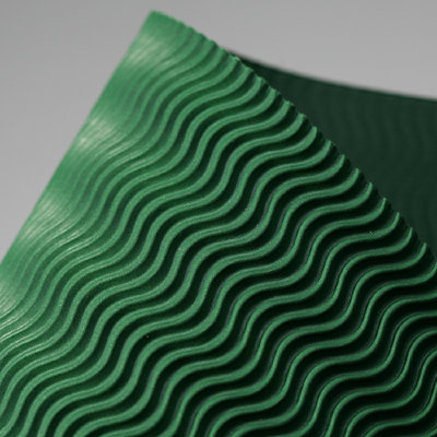 Листовой волнистый гофрокартон МГВ-12-ЛИСТ темно-зеленый лист волнистого гофрокартона, ширина 35см, длина 50см
