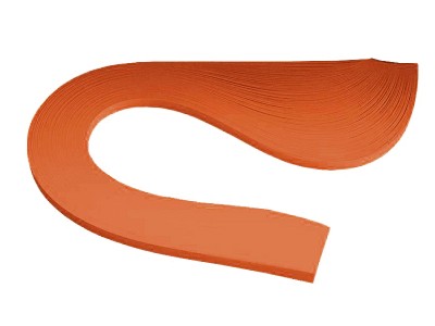 Бумага для квиллинга, ярко-оранжевый, ширина 10 мм, 150 полос, 130 гр 150 одноцветных полосок (10х300мм), 130 гр
