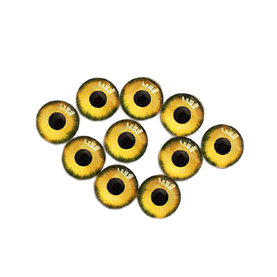 Стеклянные радужно-желтые глазки с круглым черным зрачком, 8 мм, 10 шт., арт. QS-AL-K05056-02 Стеклянные радужно-желтые глазки с круглым черным зрачком, диаметр 8 мм, 10 шт., арт. QS-AL-K05056-02. Неклеевые глазки, выполненные из стекла, с одной стороны выпуклые, яркая качественная печать узоров, выглядят реалистично. 5 пар глазков. Радужные цвета вокруг черного зрачка: основной цвет желтый и немного по краю зеленого