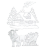 Фигурные бумажные вырубки "Зимняя сказка-1", цвет белый, 4 шт., арт. QS-A-05004-WH