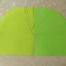 Листовая бумага зеленый микс 19х10 см, 30 листов, плотность бумаги 80 гр.