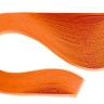 Бумага для квиллинга ярко-оранжевый, ширина 3 мм, 150 полос, 80гр.