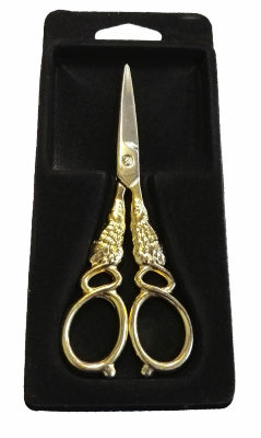 Ножницы металлические для рукоделия золото, ESG-101C, 130мм Металлические ножницы для рукоделия золото, ESG-101C, размер 130 мм