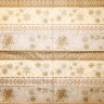 Салфетка для декупажа "Орнамент со снежинками", 33х33 см, 3 слоя, арт. SDL-BUL023
