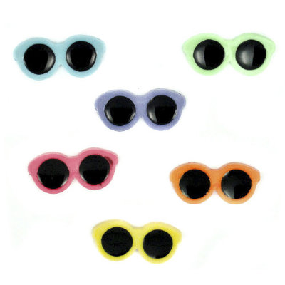 Набор пуговиц &quot;Assorted Items-Bf-Button Fun Sunglasses&quot;, 2287 Набор пуговиц "Assorted Items-Bf-Button Fun Sunglasses", 2287