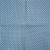 Салфетка для декупажа "Ромашки на синем", квадрат, размер 33х33 см, 3 слоя