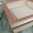 Глубокая рамка 3D - для квиллинга и объемных работ, багет розово-серебристый с двойным паспарту, 20х20х3,4см, арт. 996513160