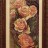 Картина "Желтые розы", вышивка крестиком, 19х42 см, паспарту, арт. GRV-002