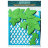 Фигурные бумажные вырубки "Садовая решетка и листья плюща", сине-зеленый, 2 шт. и 10 листьев, арт. QS-CR1263-14