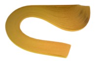 Бумага для квиллинга, желтый темный, ширина 5 мм, 150 полос, 130 гр