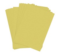 Цветная блестящая бумага ЗОЛОТОЙ МЕТАЛЛИК, А4+, 10 шт., 120г/м3, артикул 8910