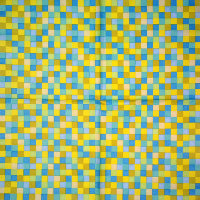 Салфетка для декупажа "Клетчатый орнамент", квадрат, размер 33х33 см, 3 слоя