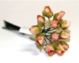 Декоративный букетик ассорти (розы), оранжевый, DKB055BF Искусственные цветы и ветки: Декоративный букетик ассорти (розы), оранжевый, DKB055BF