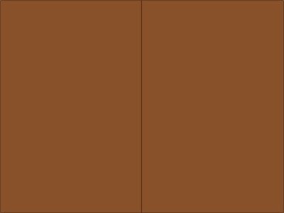 Малые открытки без вырубки, цвет коричневый Открытки с двойным сложением (размер при сложении 103х146мм, в развороте 146х206мм), 150гр., 5 шт.