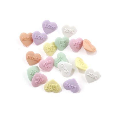 Набор пуговиц &quot;ASSORTED VALENTINE BUTTONS-CANDY KISSES&quot;, 3505 Набор пуговиц "ASSORTED VALENTINE BUTTONS-CANDY KISSES", 3505
