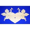 Циферблат Сердце с ангелами 30см, арт.MR-047246