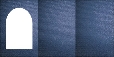 Большие открытки 3 шт., вырубка АРКА, фетр цвет темно синий, размер при сложении 155х205мм Открытки с тройным сложением (размер при сложении 155х205мм, в развороте 205х460мм), 260гр., 3 шт. С тиснением фетр (тонкая полоска)