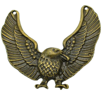Шарм-подвеска бронзовая "Хищная птица", 1 шт., 53х48 мм, арт. AL-34115C
