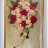 Бумажные цветы "Розочки", цвет красный металлик, 30 мм, 12 шт., арт. QS-RB-001M