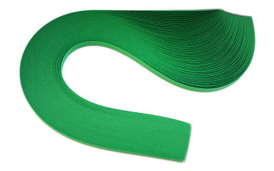 Бумага для квиллинга, зеленый изумрудный, ширина 15 мм, 150 полос, 130 гр 150 одноцветных полосок (15х300мм), 130 гр.