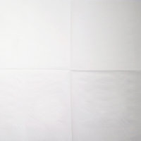Салфетка для декупажа "Однотонная - Белый Лед", квадрат, размер 33х33 см, 3 слоя