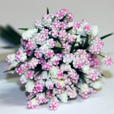 Декоративный букетик розовый, DKB028B Искусственные цветы и ветки: Декоративный букетик розовый, DKB028B