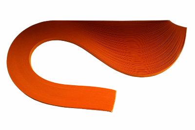 Бумага для квиллинга, 09 оранжевый, ширина 3 мм, 100 полос, 150 гр 100 одноцветных полосок (3х325мм), 150 гр.