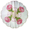 Салфетка для декупажа "Букетики розовых примул", фигурный круг, диаметр 32 см, 3 слоя