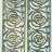 Фигурные бумажные вырубки "Бордюры из роз-1" золотые, 4 шт., 13х3,7 см, арт. QS-A-12001-02M