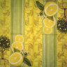 Салфетка для декупажа "Лимоны", квадрат, размер 33х33 см, 3 слоя SDL-BAX965