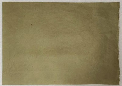 Корейская бумага ханди ручной выделки, хакки темный однотонный, лист А4+, арт. 7089-2 лист формата А4+ (хакки темный однотонный), плотность 70гр., (используется для листьев, фона, перьев, объемных цветов).