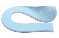 Бумага для квиллинга 01-01, голубой лед, пастельный, ширина 3 мм, 100 полос, 160 гр