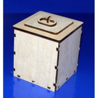 Коробка квадратная малая, 7,5х7,5х8,5 см, арт.MR-046795