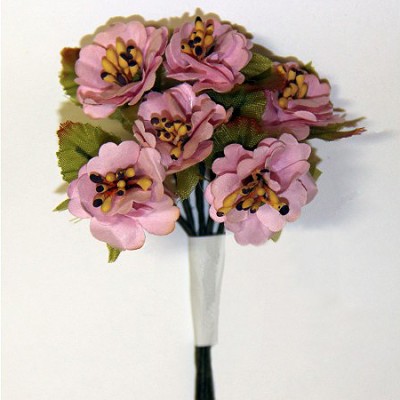 Декоративный букетик ассорти, розовый, DKB053D Искусственные цветы и растения: Декоративный букетик ассорти, розовый, DKB053D