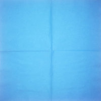 Салфетка для декупажа "Однотонная - Голубая", квадрат, размер 33х33 см, 3 слоя