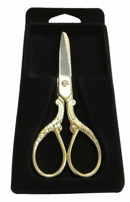 Ножницы металлические для рукоделия золото, ESG-101B, 130мм Металлические ножницы для рукоделия золото, ESG-101B, размер 130 мм