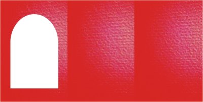 Большие открытки 3 шт., вырубка АРКА, фетр цвет красный, размер при сложении 155х205мм Открытки с тройным сложением (размер при сложении 155х205мм, в развороте 205х460мм), 260гр., 3 шт. С тиснением фетр (тонкая полоска)
