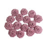 Бумажные цветы "Розочки", цвет розовый светлый, диаметр 20 мм, 15 шт., арт. QS-R-011
