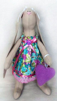 Набор для изготовления текстильной куклы 29см  &quot;Rabbit&#039;s Story&quot; арт.012 Ваниль Набор для изготовления текстильной куклы 29см  "Rabbit's Story" арт.012 Ваниль