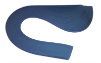 Бумага для квиллинга, голубой  темный, ширина 5 мм, 150 полос, 130 гр