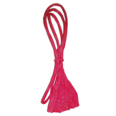 Круглая бумажная веревочка № 04: цвет Красный, 1 метр Twistart бумажная лента, 10 см (в раскрутке) х 1 м