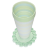 Квиллинг вазочка на салфетке, пастельный микс, арт. QS-G02