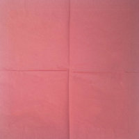 Салфетка для декупажа "Однотонная - Роза", квадрат, размер 33х33 см, 3 слоя